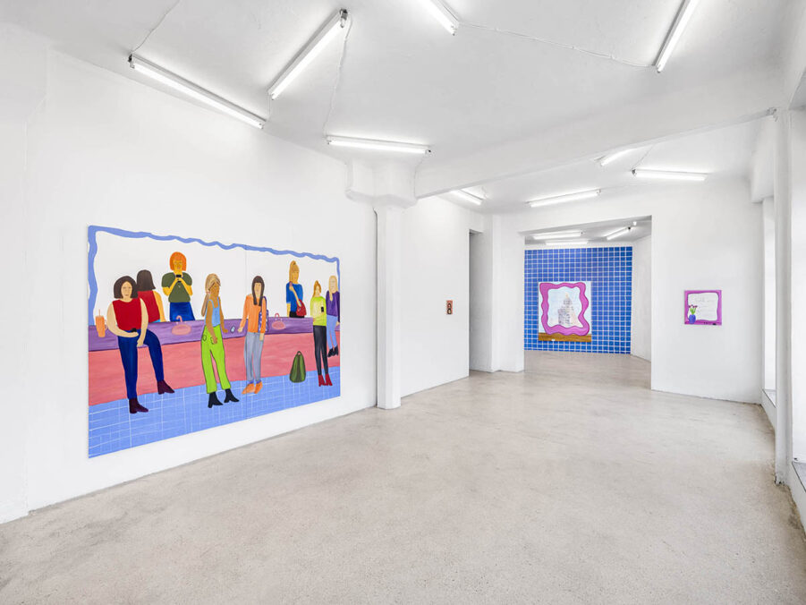 Exhibition view: Josefine Schulz – Makeover (fall in love again and again), Kunstraum Ortloff, Leipzig, 2026. Photo: Sophia Questing