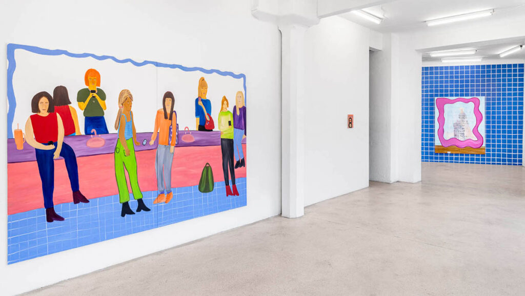 Exhibition view: Josefine Schulz – Makeover (fall in love again and again), Kunstraum Ortloff, Leipzig, 2026. Photo: Sophia Questing