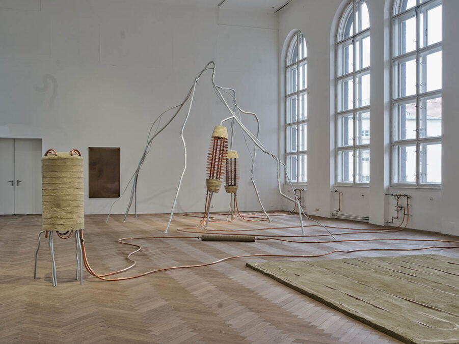 Exhibition view. Judith Fegerl – calorie. Photo: © Günter Richard Wett; courtesy of the artist and Galerie Hubert Winter