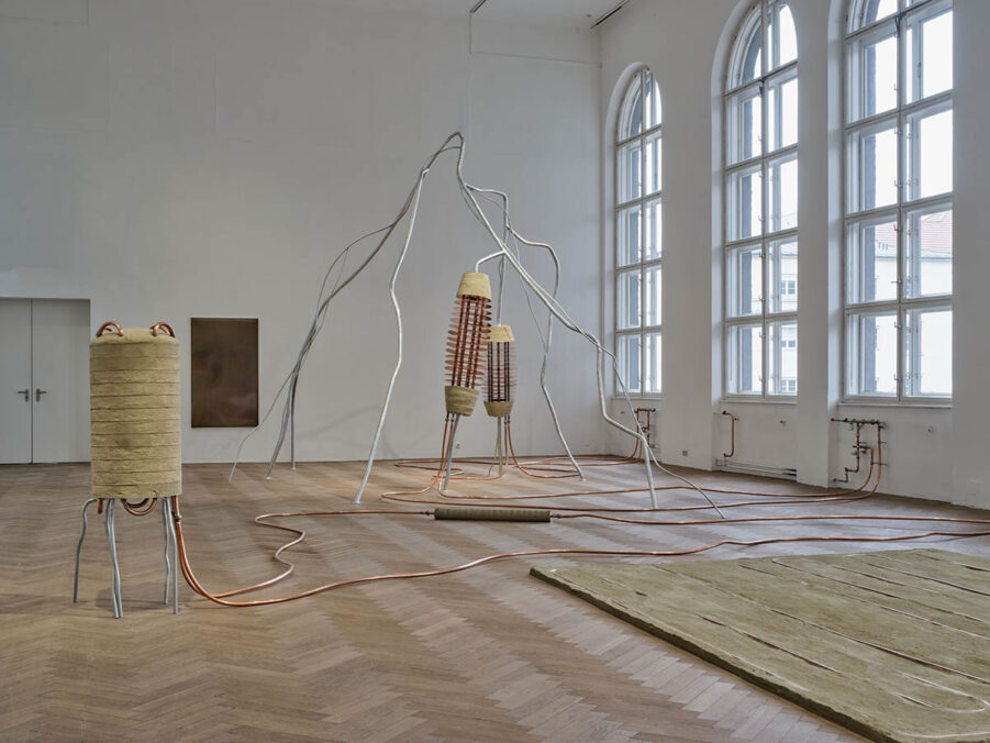 Exhibition view. Judith Fegerl – calorie. Photo: © Günter Richard Wett; courtesy of the artist and Galerie Hubert Winter