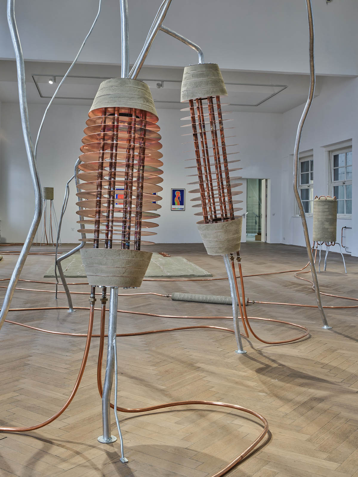 Exhibition view. Judith Fegerl – calorie. Photo: © Günter Richard Wett; courtesy of the artist and Galerie Hubert Winter