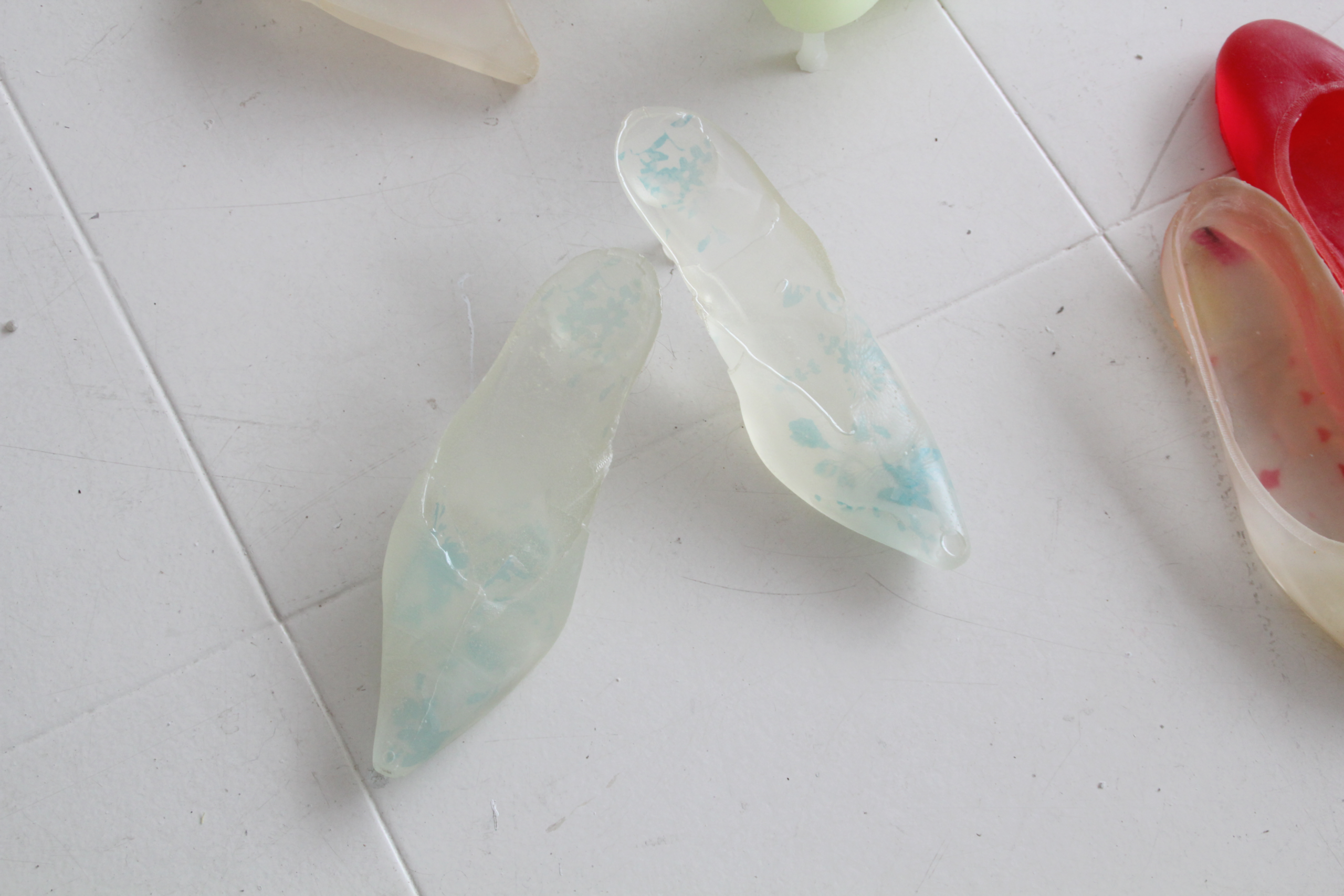 Detail of the work in progress, Studio, Copyright, Julia Creuheras. 