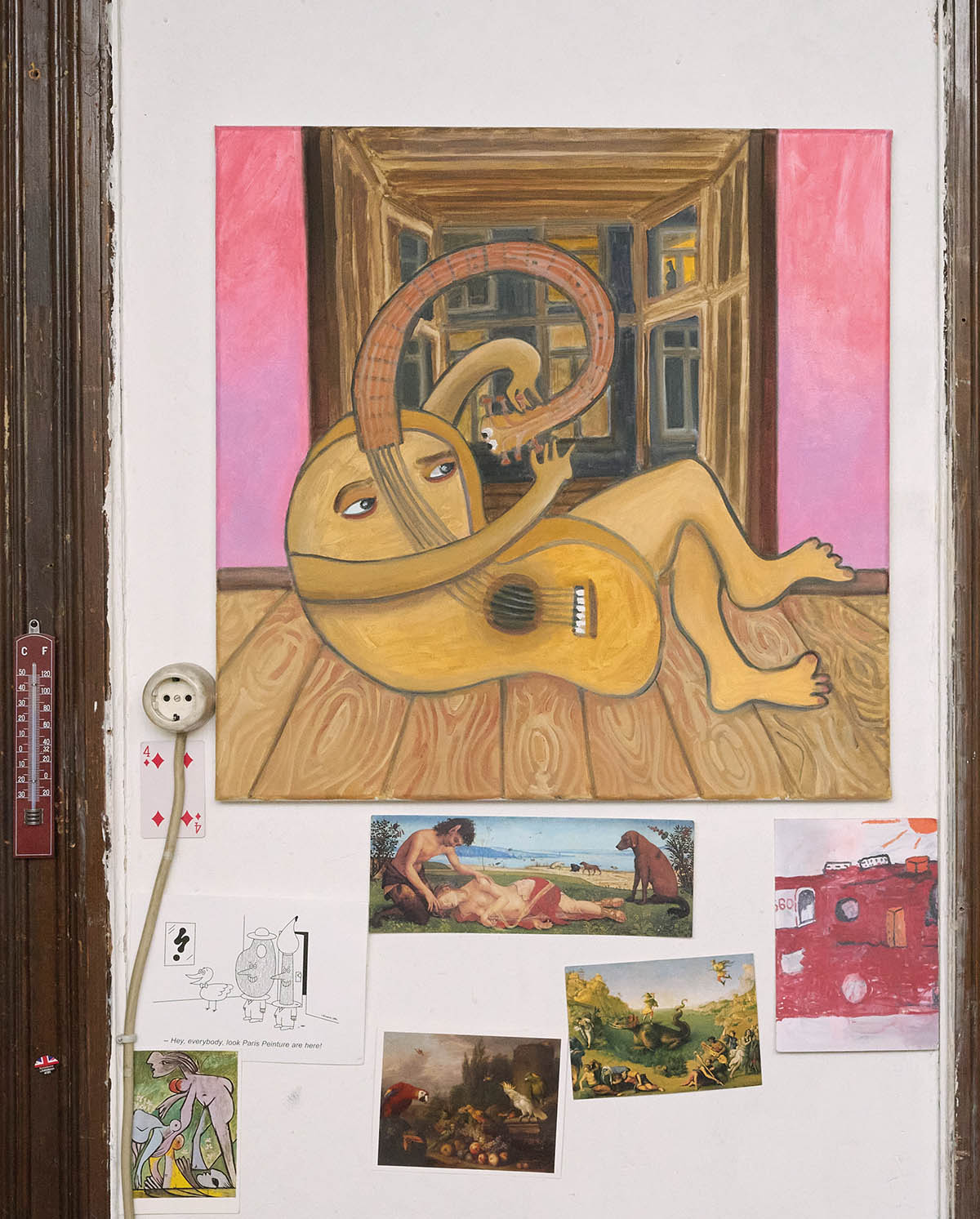 In the Studio of Katrin Plavčak. Photo: Daniel Lichterwaldt. Courtesy of Les Nouveaux Riches, Lentos Art Museum Linz and the Artist