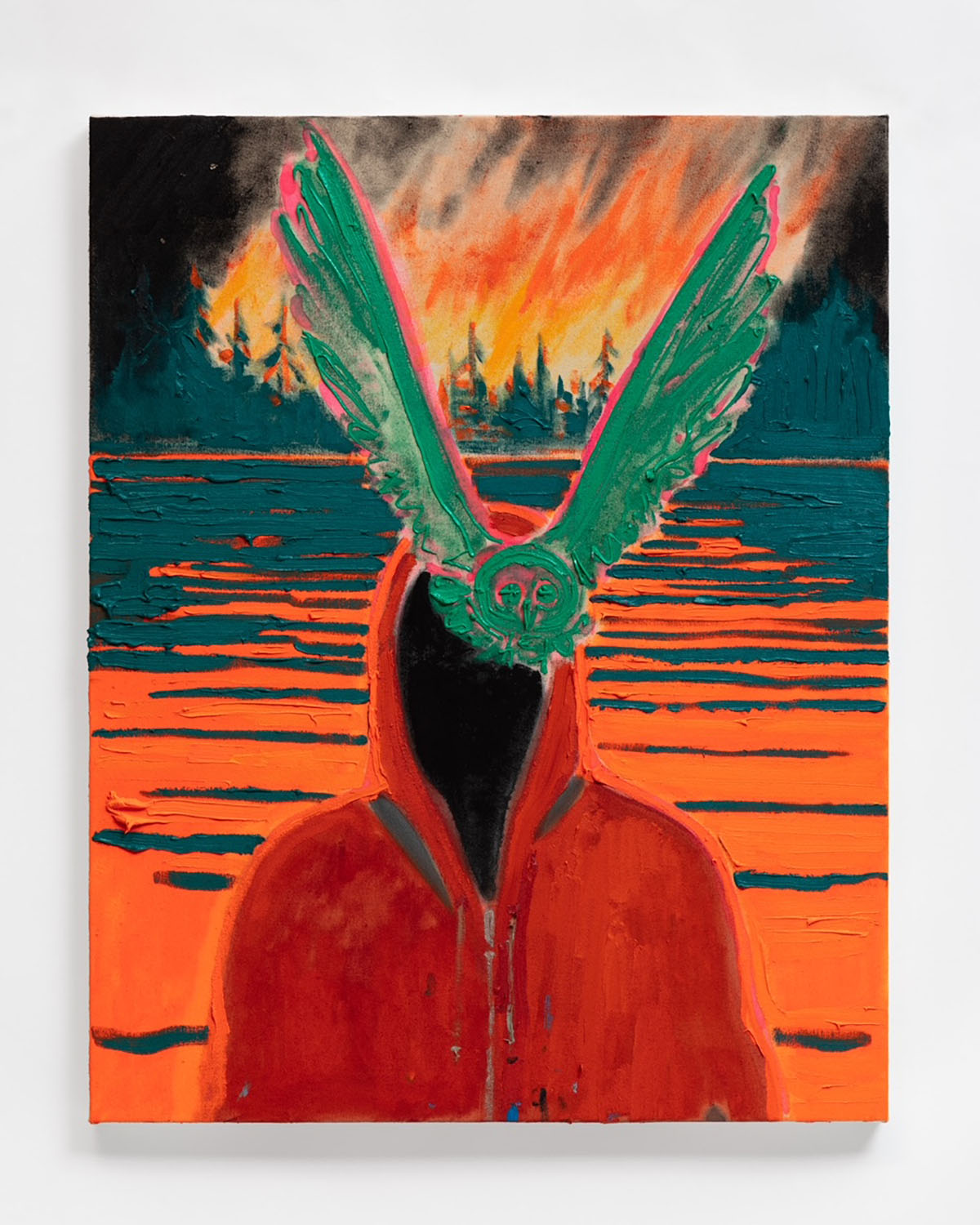 Totem, oil on canvas, 30x24 inches, 2022
