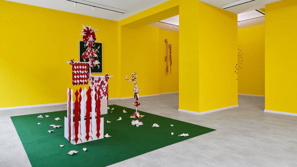 Exhibition view: Kristian Kožul – Degenerates, Monsters, and Traitors (1573), © Trotoar, Zagreb, Photo: Damir Žižić