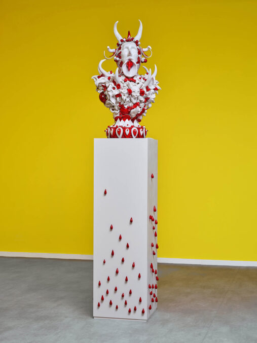 Exhibition view: Kristian Kožul – Degenerates, Monsters, and Traitors (1573), © Trotoar, Zagreb, Photo: Damir Žižić