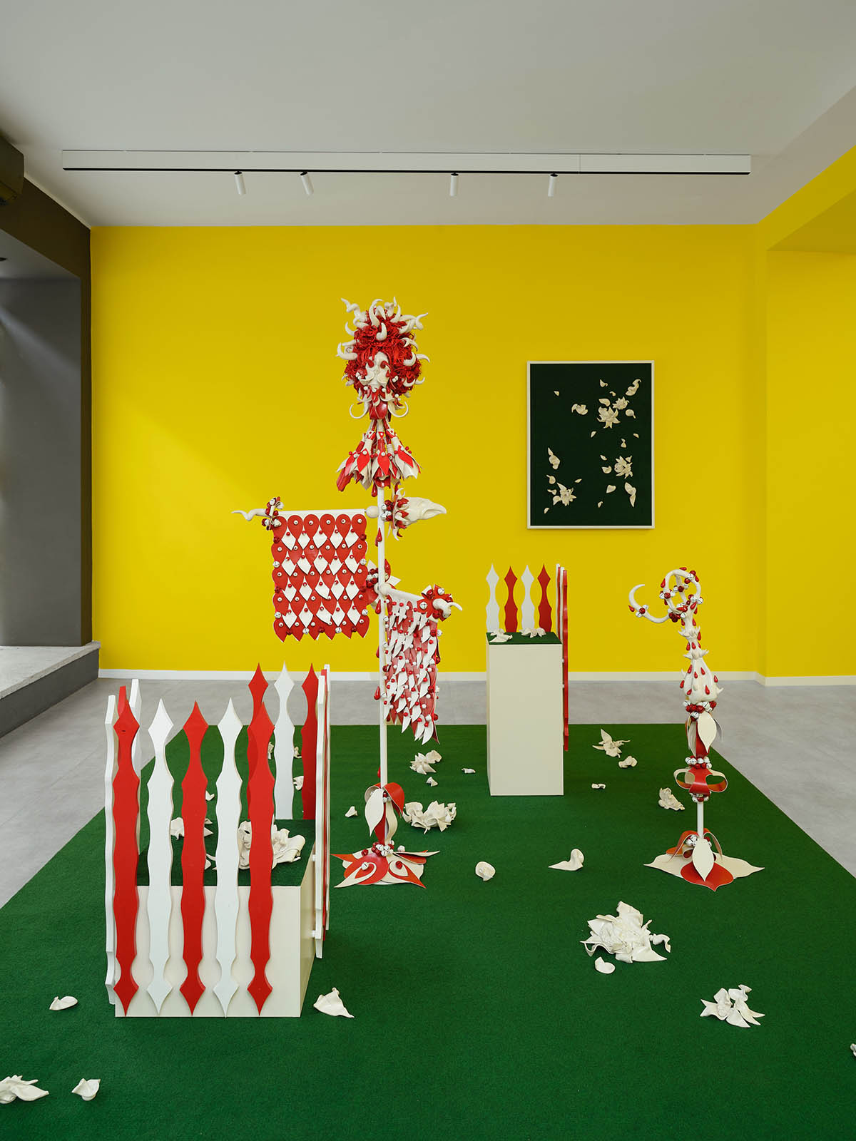 Exhibition view: Kristian Kožul – Degenerates, Monsters, and Traitors (1573), © Trotoar, Zagreb, Photo: Damir Žižić