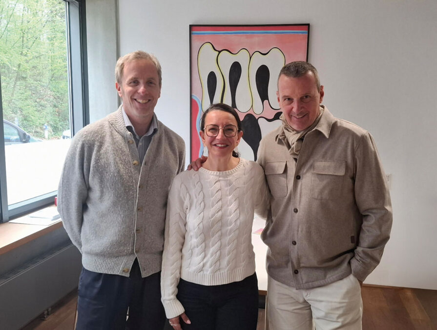 V.l.n.r.: Harald Krejci / Director MdM, Seda Röder / Destinationsmanagerin Wolfgangsee, Roland Ballner / Gastgeber Art Circle Wolfgangsee