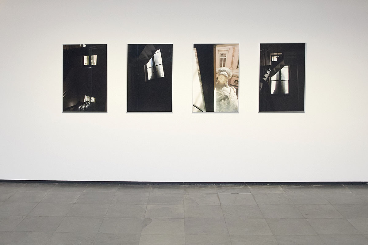 exhibition view: Kunsthalle Wien Preis 2025: Jonida Laçi, Recursion 1-4 (2025), Kunsthalle Wien 2025. Photo: Daniel Lichterwaldt