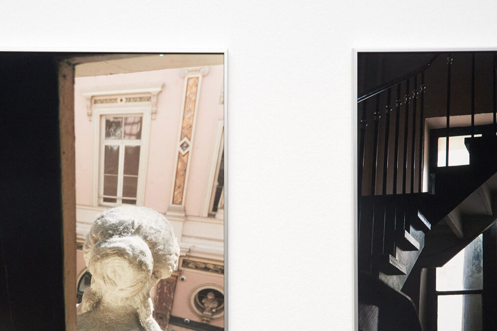 exhibition view: Kunsthalle Wien Preis 2025: Jonida Laçi, Recursion 1-4 (2025), Kunsthalle Wien 2025. Photo: Daniel Lichterwaldt