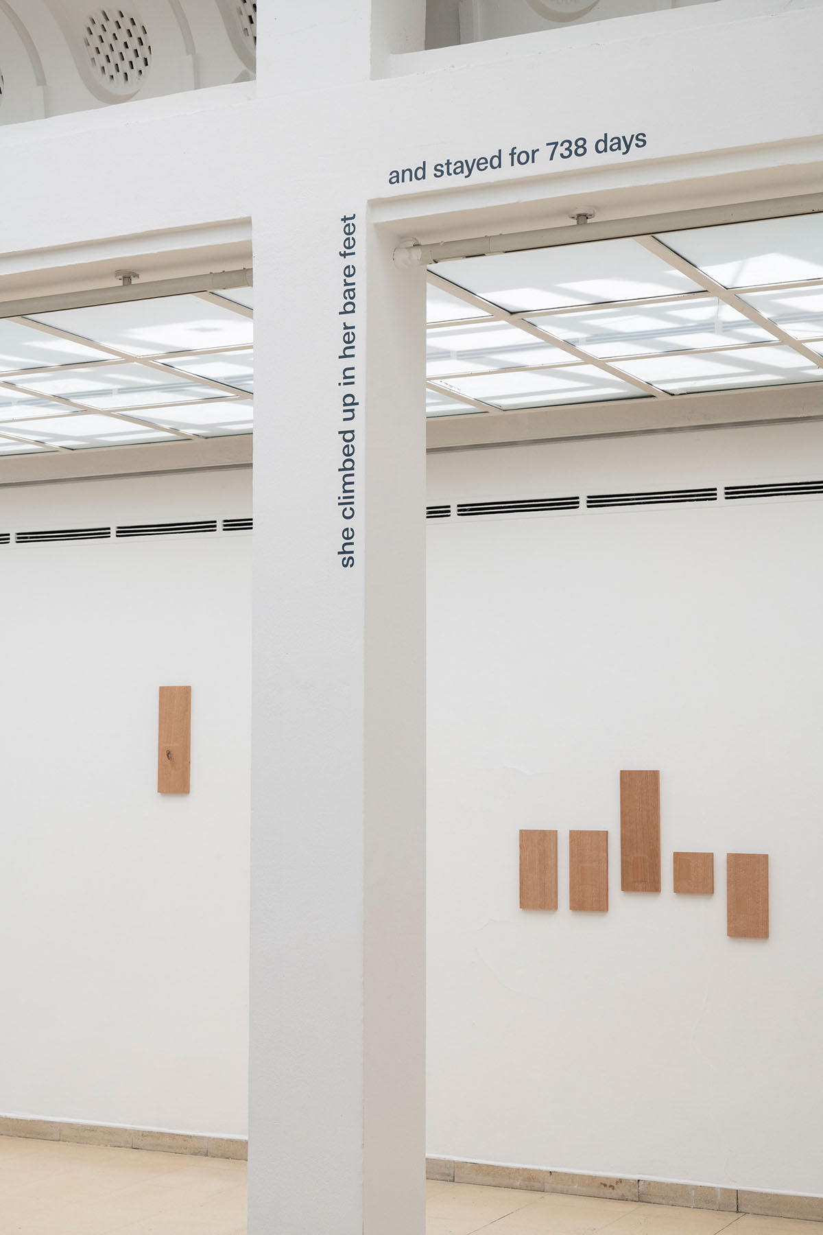 Exhibition view: Landscapes of Unrest: Bodies, Memories, Revolt. Photo: Daniel Jarosch