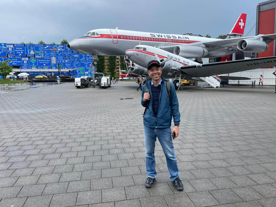 Anh Tuấn Nguyễn in Siwzerland. Photo: Joel Gessler