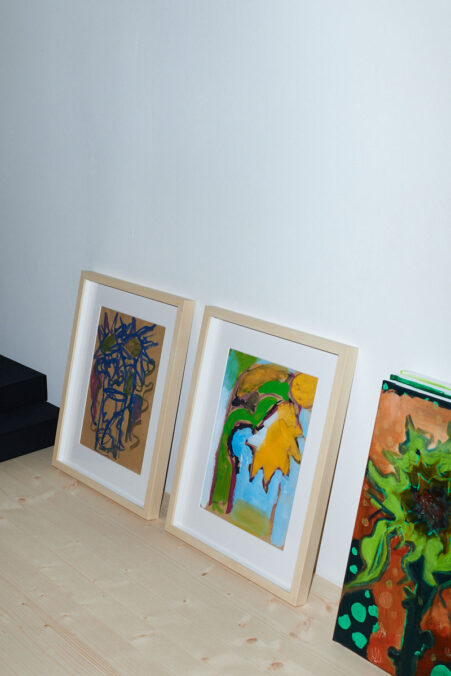SUNFLOWERS drawings and paintings