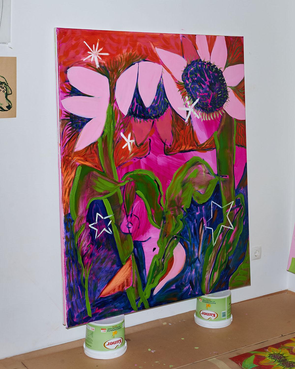 SUNFLOWERS drawings and paintings