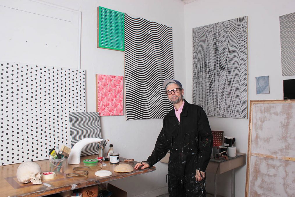 Lee Wagstaff at his Studio Berlin