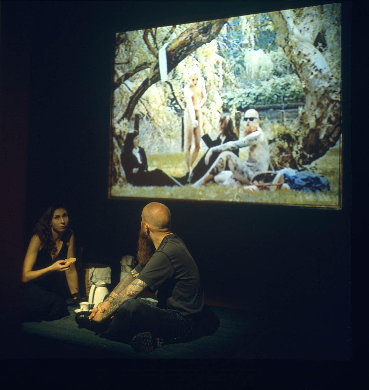 Lena Mattsson, Breakfast for Everybody. Installation view Louisiana Museum of Modern Art, 1997– 1998 , photo Planet / Bengt Rydberg.