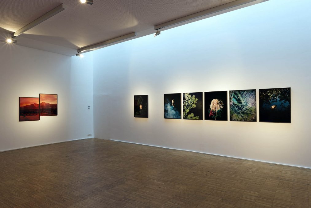 Installationsansichten Einzelschau „Every Shade an Image - Katharina Gruzei“, Maerz Künstler- und Künstlerinnenvereinigung Linz, Feb/März 2021