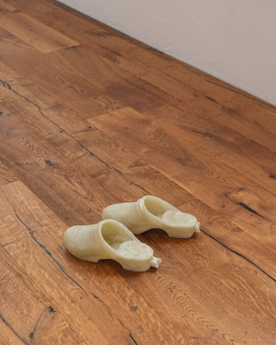 exhibition view: Lisa Reiter tacit at Puuul Space, Vienna, 2026. Photo: Gregor Hofbauer