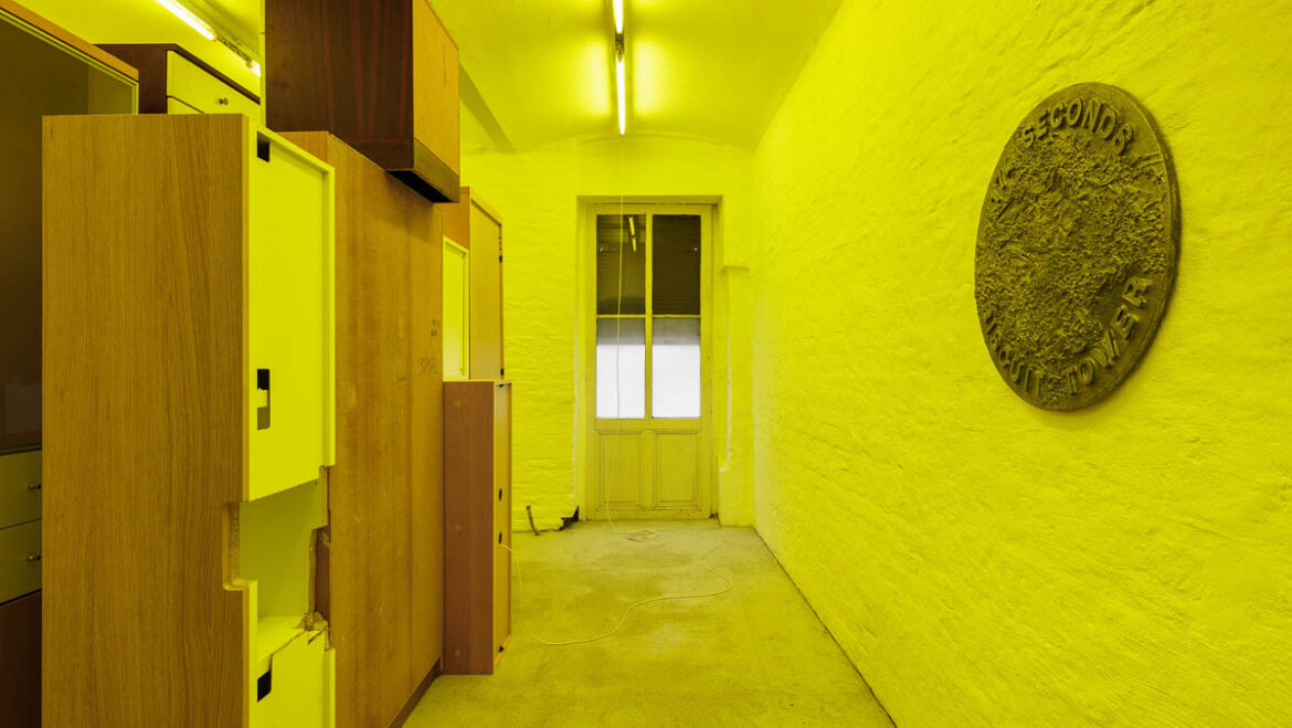 James Lewis, Living Stone, Installation view, Pech, Vienna, 2024 © kunst-dokumentation.com