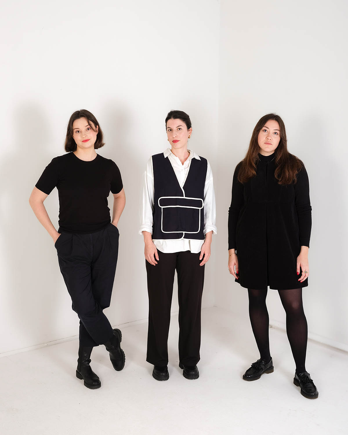 ETC. magazine team: Ajda Ana Kocutar, Hana Čeferin, Lara Mejač. Photo: Lucija Rosc