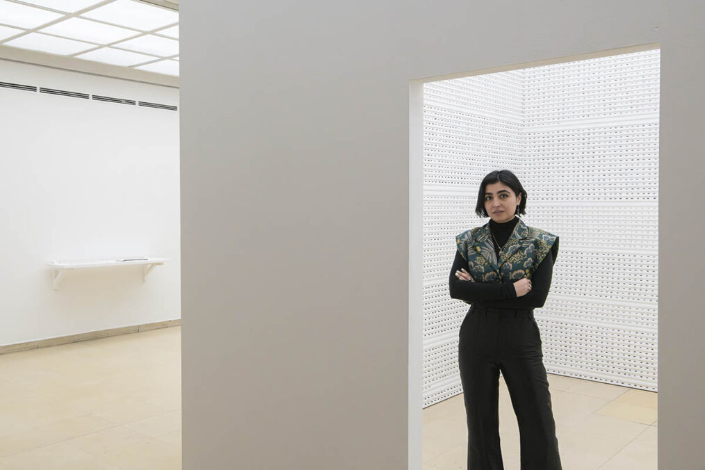 Artist Mahsa Aleph, Kunstpavillon 2026. Photo: Daniel Jarosch