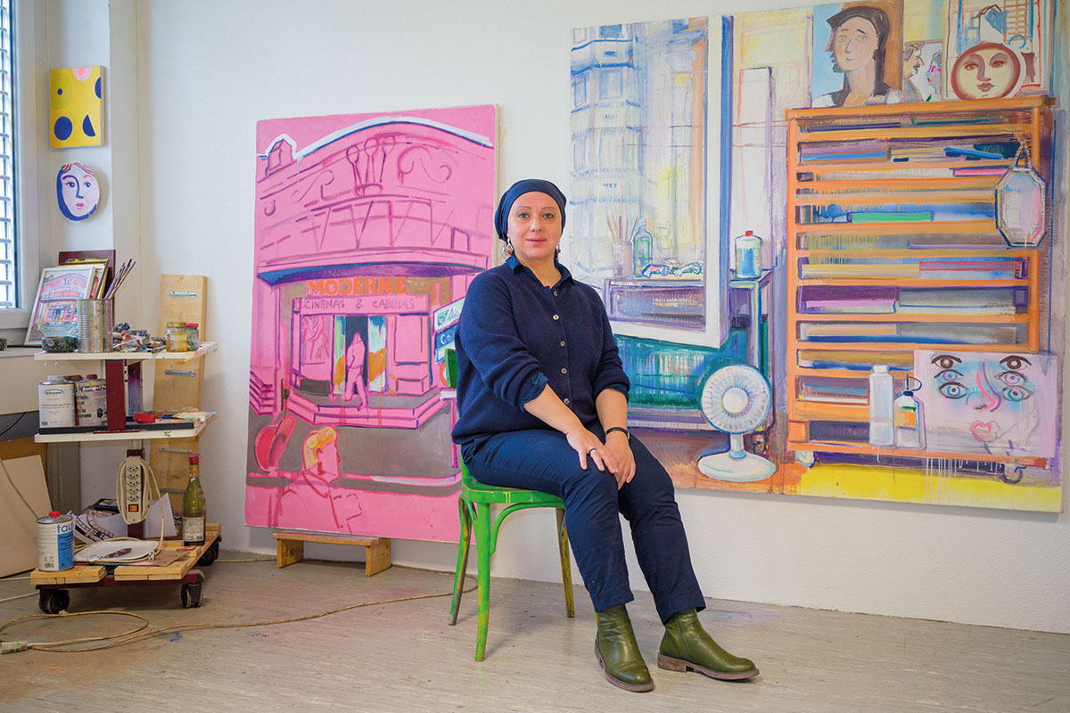 Artist Maria Pomiansky, Photo: Steven Anggrek