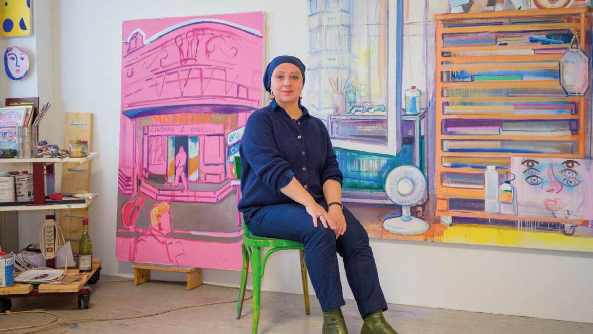 Artist Maria Pomiansky, Photo: Steven Anggrek