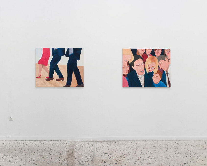 exhibition view: Marlene Heidinger – The Line We Cross