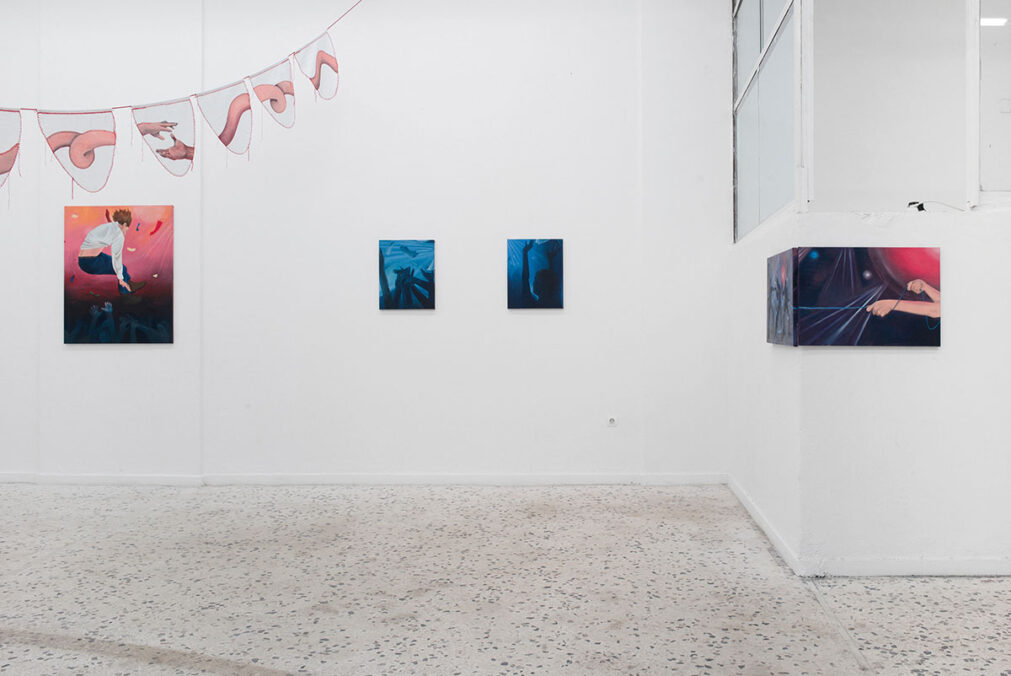 exhibition view: Marlene Heidinger – The Line We Cross