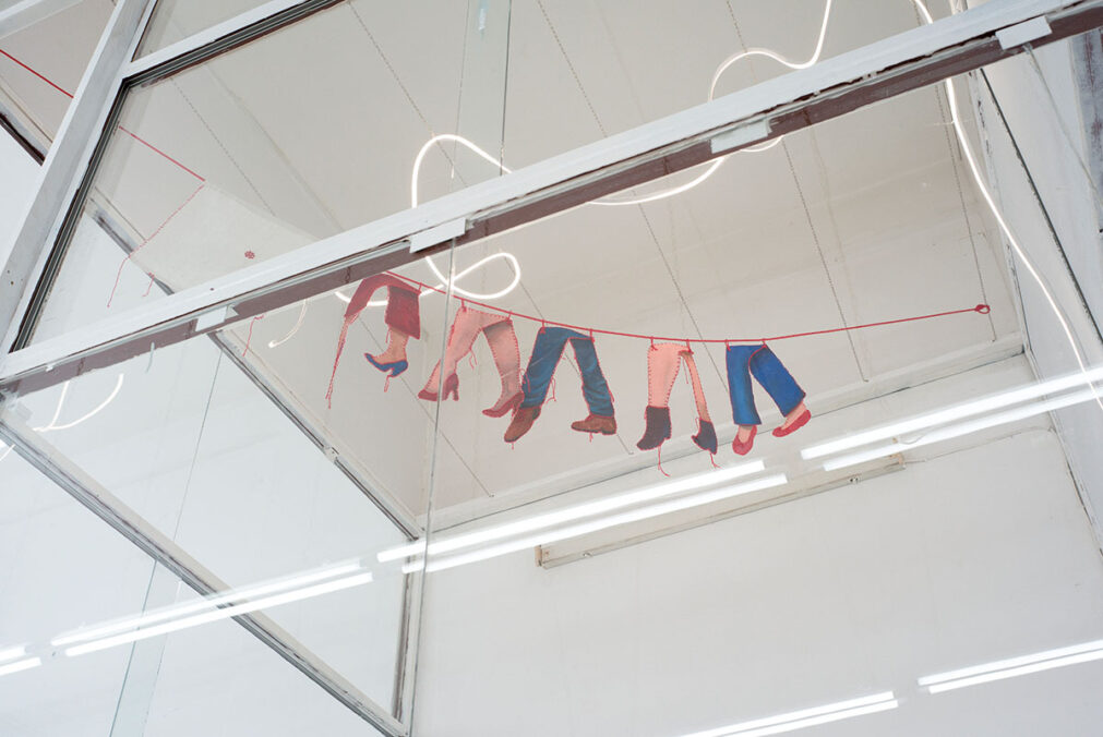 exhibition view: Marlene Heidinger – The Line We Cross