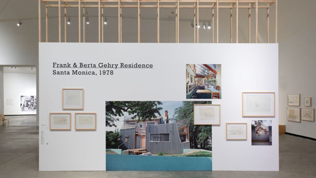 Frank & Berta Gehry Residence, Santa Monica, California, 1978, Exhibition view Mindset Los Angeles – Frank Gehry and the Cool School, June 27, 2026 – January 10, 2027, Marta Herford, Getty Research Institute, Los Angeles, © Marta Herford, Photo: Hans Schröder