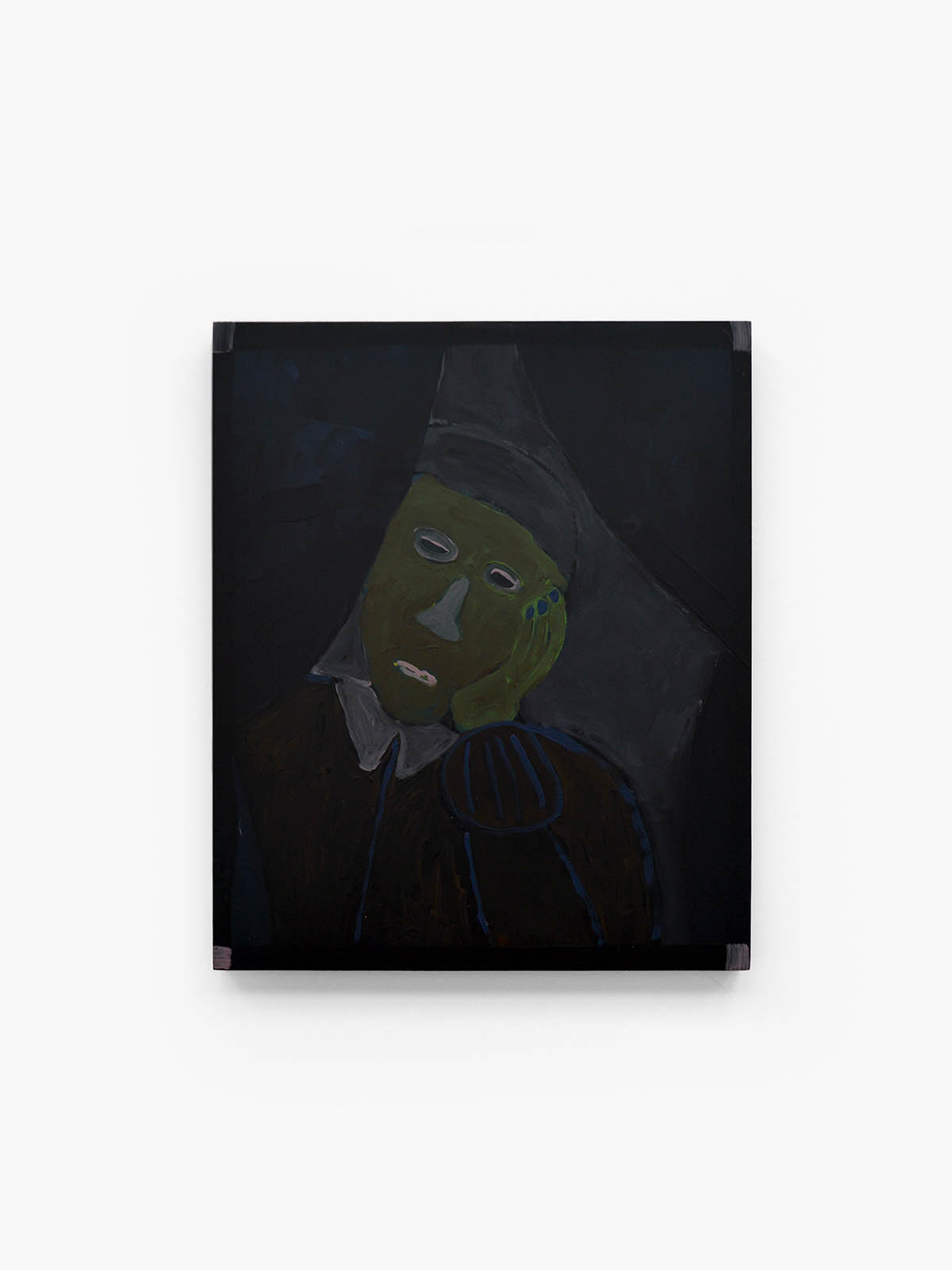 Dave Swensen, Broken Hearted Man, 2021, Painting, Paint on MDF, 36 (h) x 26 (w) x 2 (d) cm;