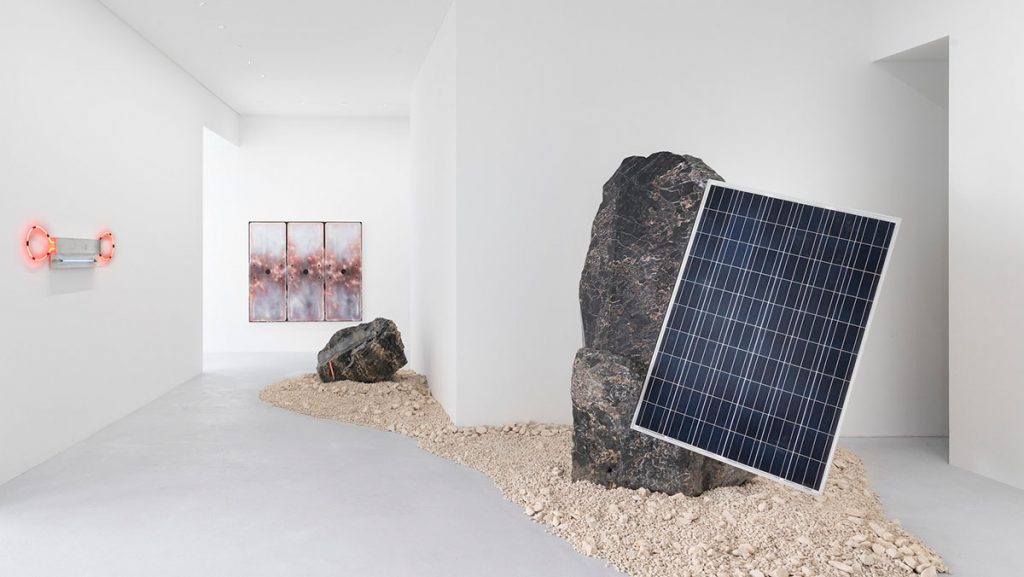 Installation view chasing another tomorrow, max goelitz, 2020 | Photo: Dirk Tacke