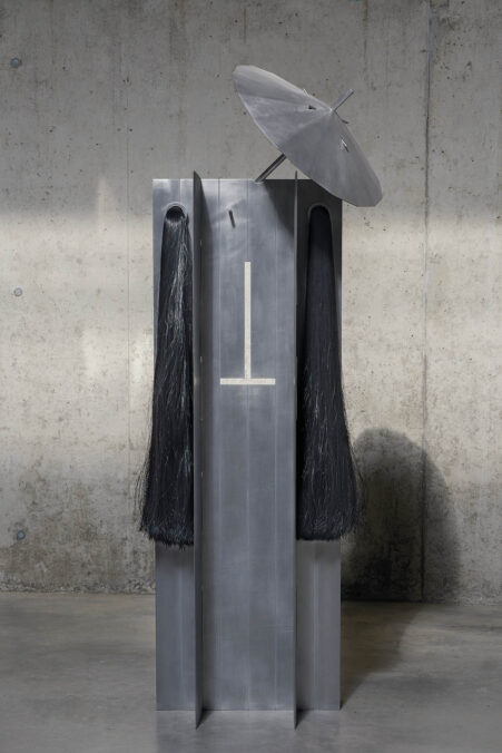 Ausstellungsansicht. Meina Schellander. IN EINEN KREIS EIN QUADRAT – Foto: © Museum Liaunig