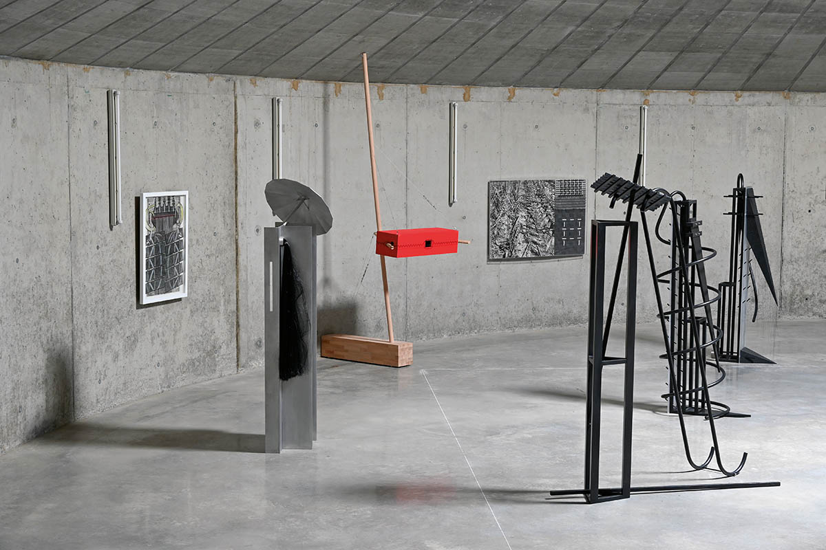 Ausstellungsansicht. Meina Schellander. IN EINEN KREIS EIN QUADRAT – Foto: © Museum Liaunig