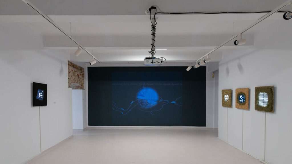 Submerged Narratives of the Danube and Oslo Fjord, Exhibition View at META Spatiu. Photography by Benjamin Bledea