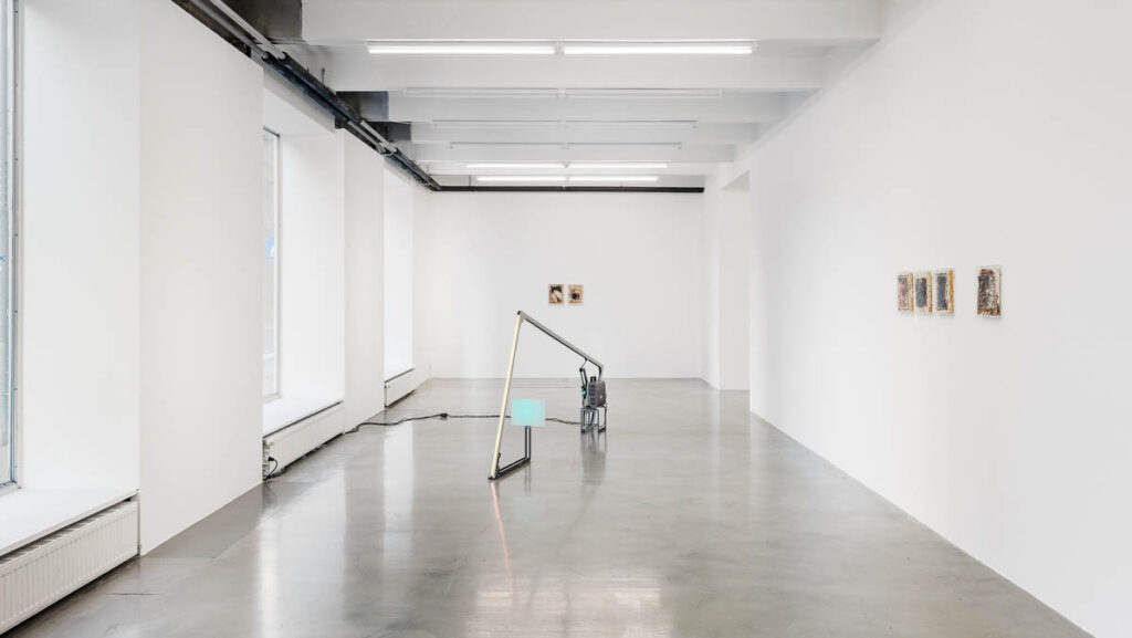 Exhibition view, Mobile Energy, 2025, RAVNIKAR, Ljubljana, curated by Hana O. O. Haas, Photo Documentation: © kunst-dokumentation.com / Manuel Carreon Lopez