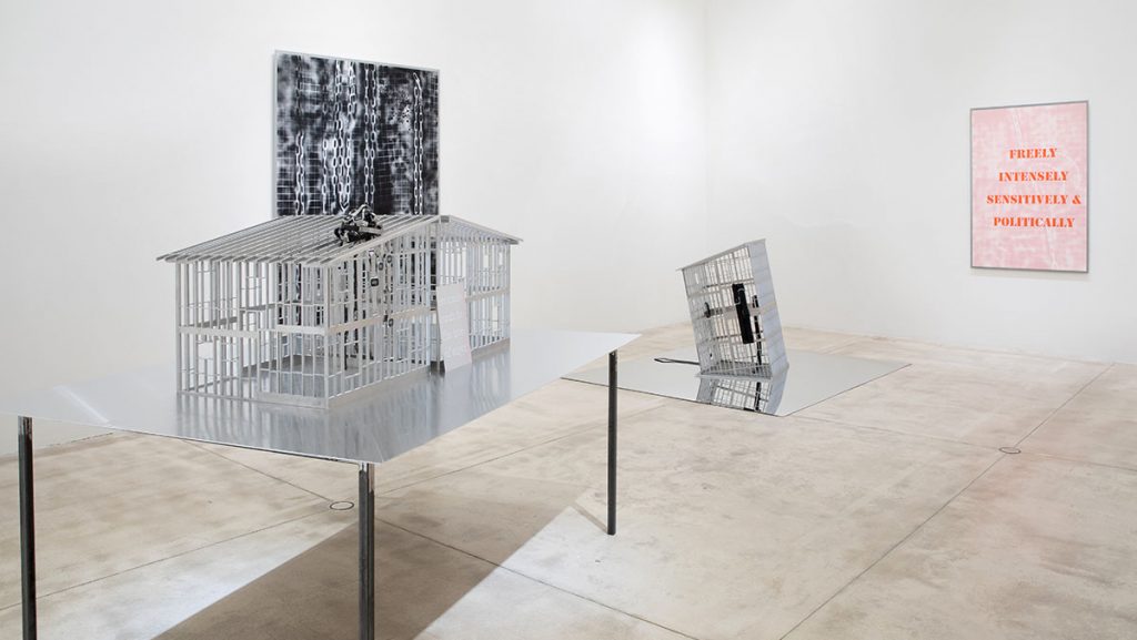 Monica Bonvicini, Stagecage, courtesy Galerie Krinzinger and the artist, photo Anna Lott Donadel