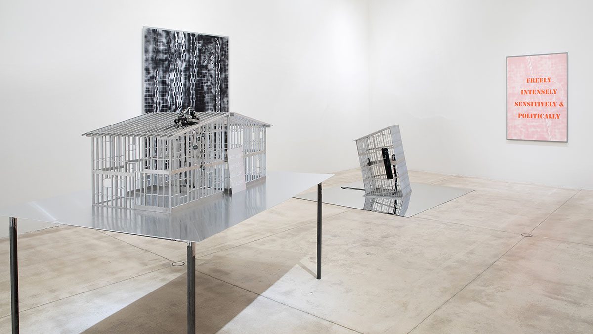 Monica Bonvicini, Stagecage, courtesy Galerie Krinzinger and the artist, photo Anna Lott Donadel