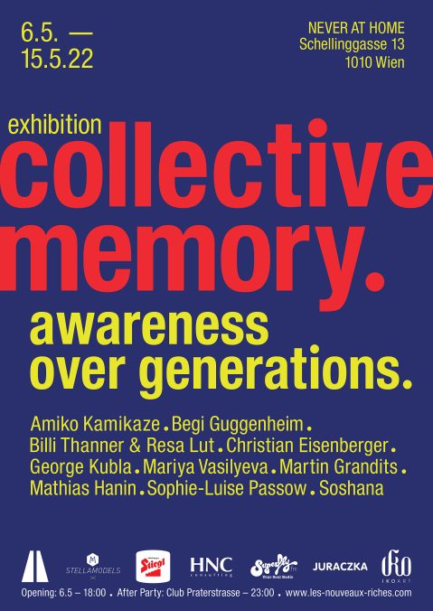 Collective Memory - awareness over generations“ im Ausstellungsraum von Never At Home