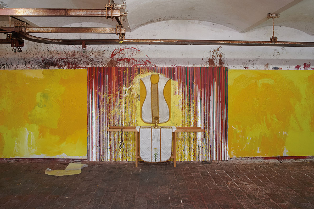 Schloss Prinzendorf an der Zaya, Hermann Nitsch. Photos: Daniel Lichterwaldt