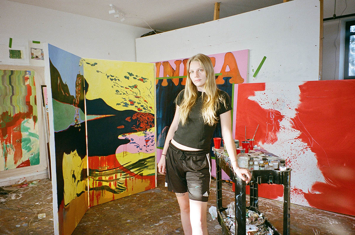 Artist Olivia van Kuiken. Photo: Tessa Gourin
