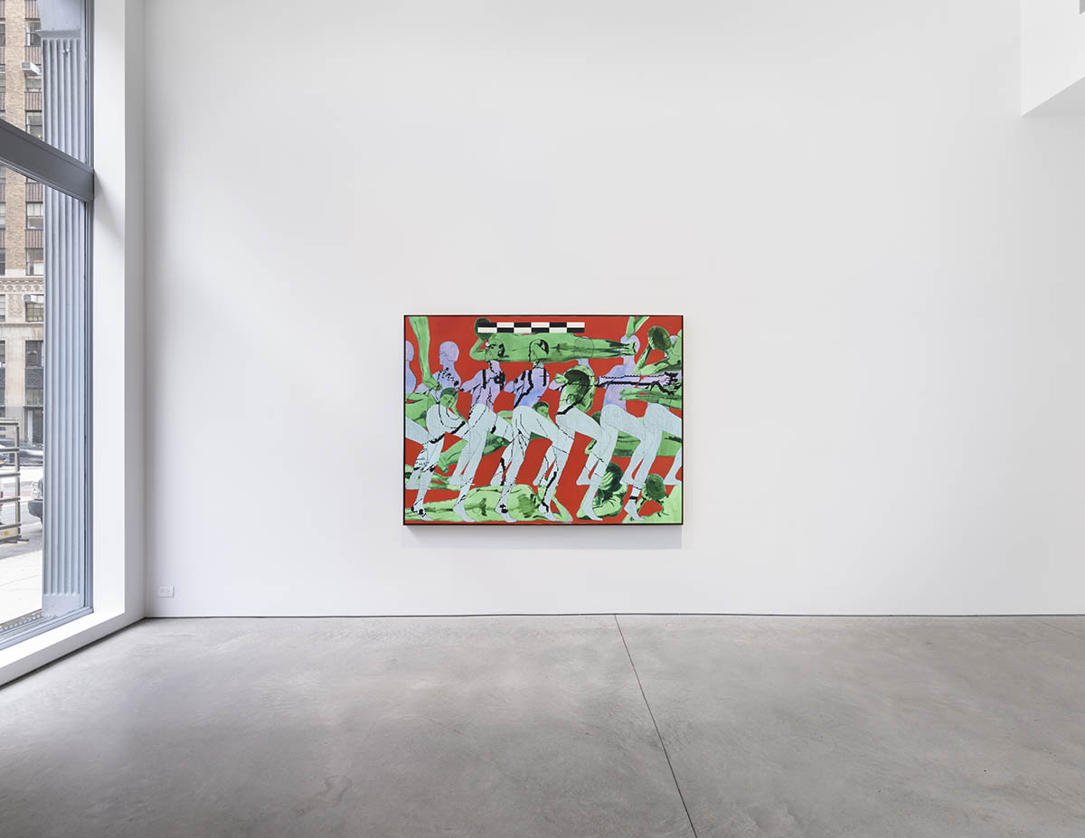 Olivia van Kuiken, Bastard Rhyme, Matthew Brown, New York, 2025. Installation view.
(Photo: Charles Benton)