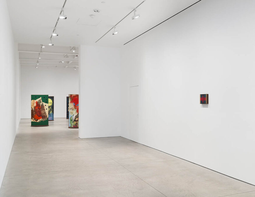 Installation view. Olivia van Kuiken, Bastard Rhyme, Matthew Brown, New York, 2025. Photo: Charles Benton