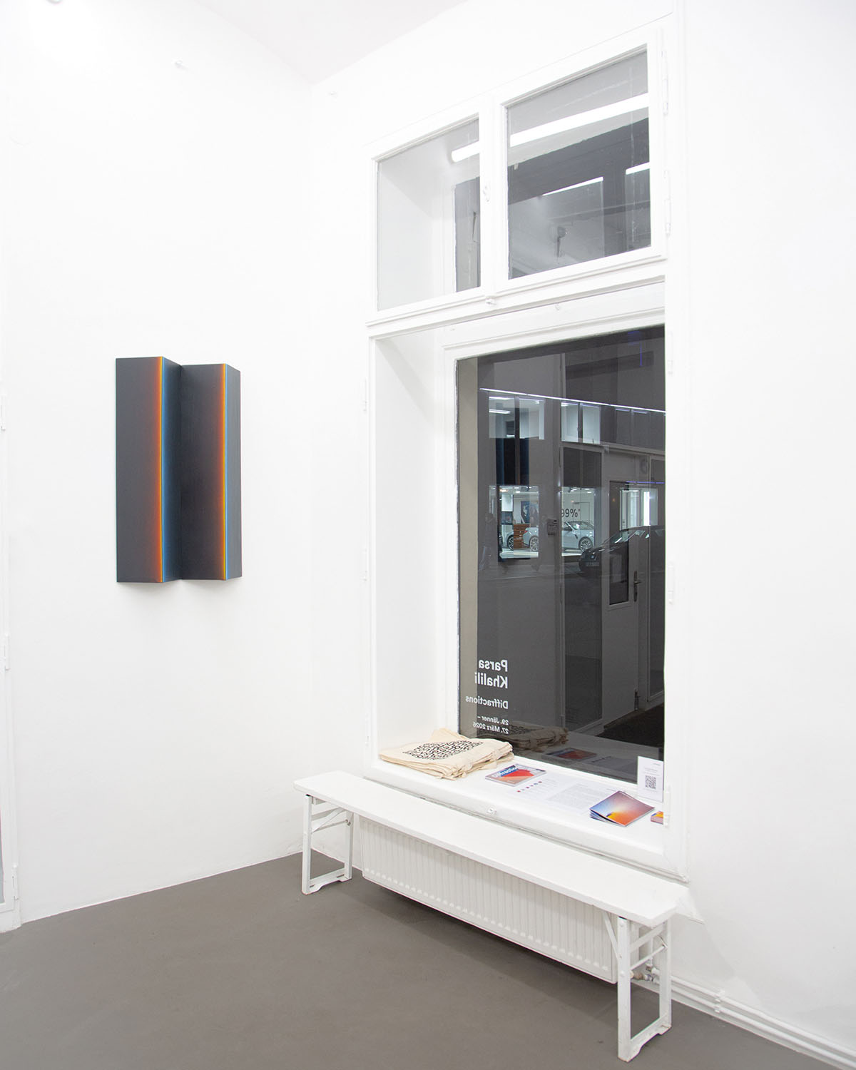 exhibition view: Parsa Khalili – Diffractions at gezwanzig gallery, Vienna 206 © Gleb Rusalouski