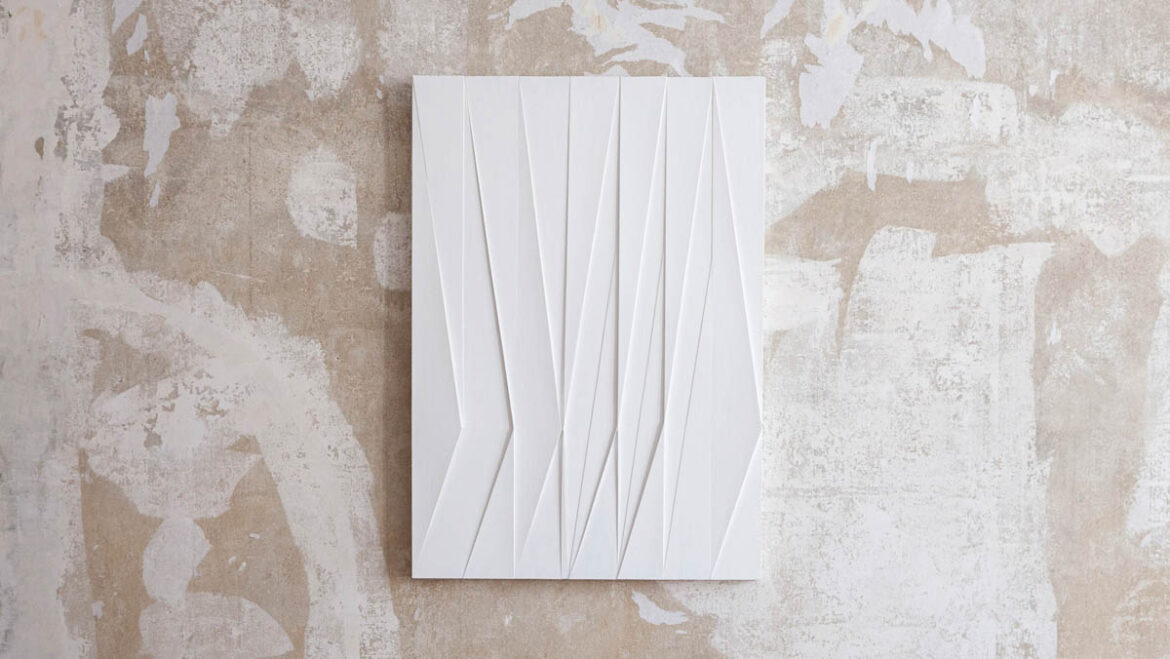 Parsa Khalili, Slice I (2024), 60 x 80 cm; Acrylic, Particleboard on Gesso Board. Photo: Emilia Milewska