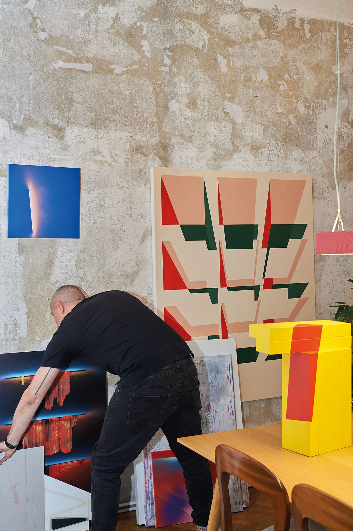 Impressions from the Khalili's studio. Photo: Kristina Deska Nikolić