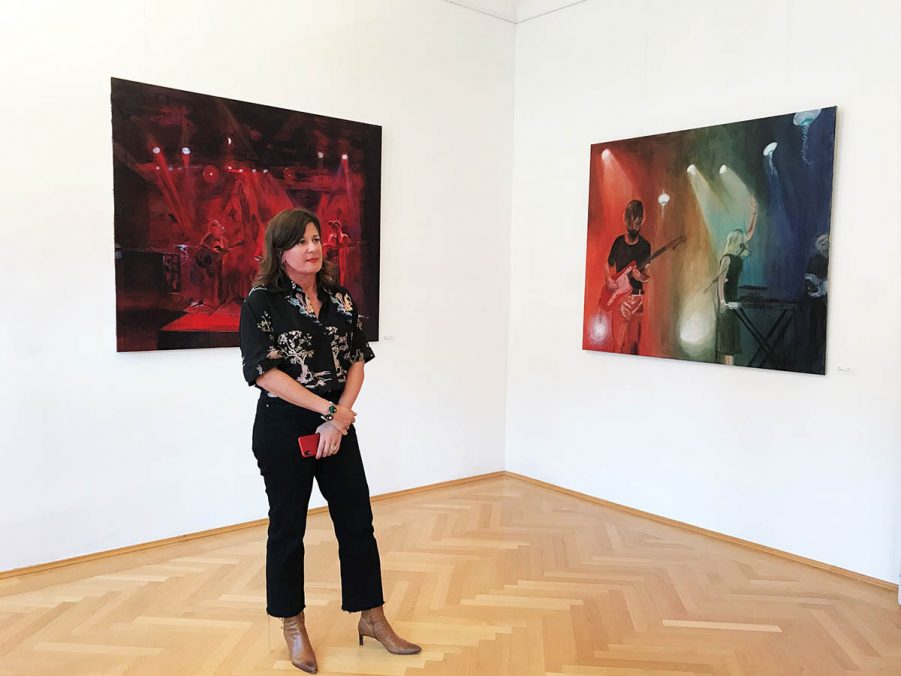 Ausstellung, Paint it loud !, Isolde Tomann, September 2020