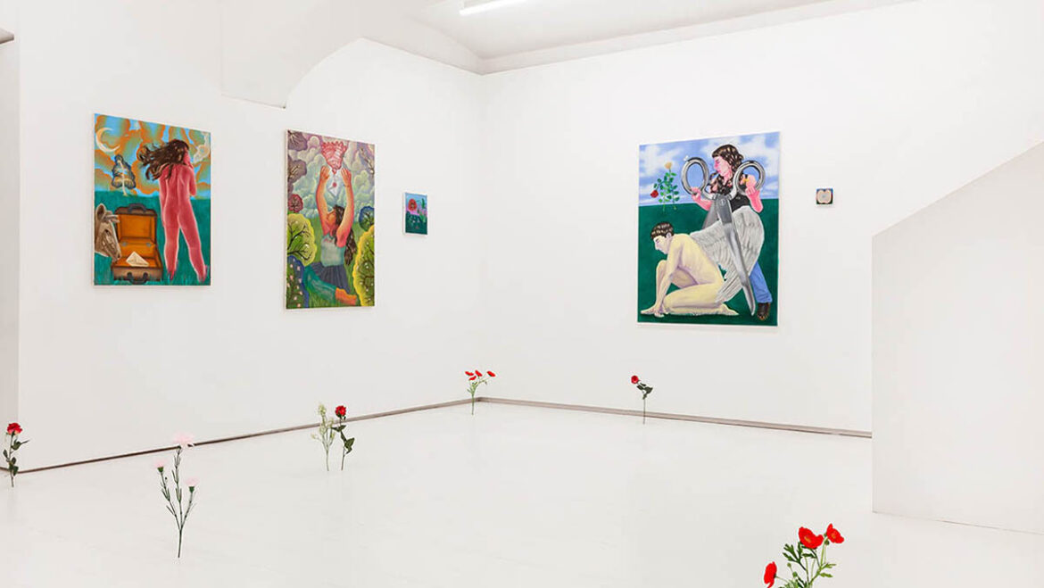 „Symbolfelder“ by Ramsko Exhibition view. Ramsko – Symbolfelder, HALLE13, May 2025