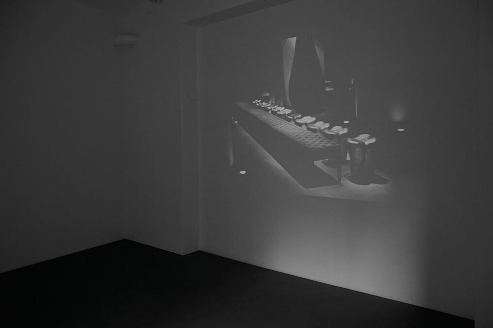 Exhibition view: Walter Seidl, Francis Ruyter, Stefan Geissler: Reeling Presence, gezwanzig gallery, July 2025. Photo: Daniel Lichterwaldt